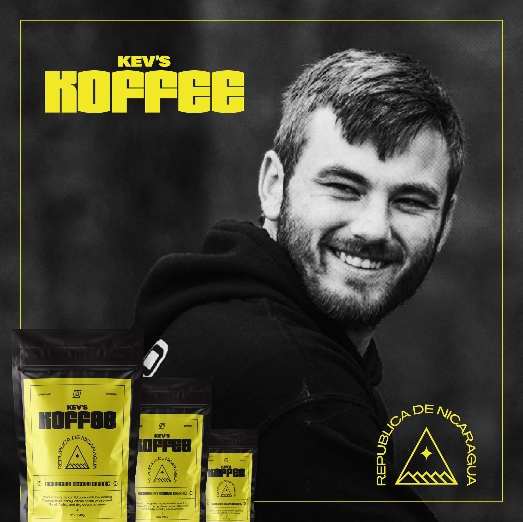 Kev's Koffee - Nicaraguan Segovia Organic - Whole Bean – KJ